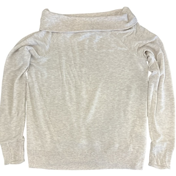 Athleta Women's Small Studio Barre Top Cowl Neck Balletcore Loungewear Layer - Picture 7 of 12